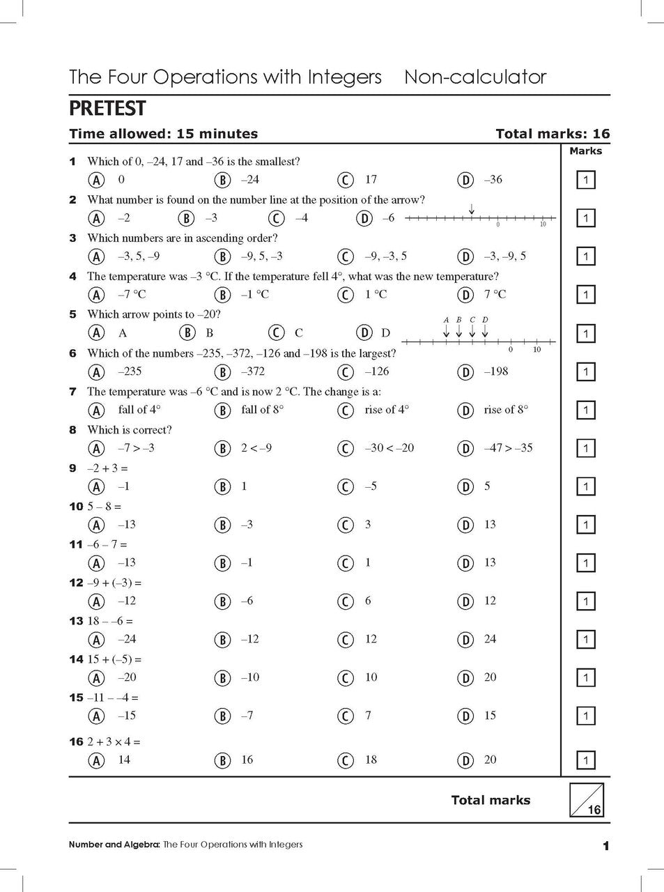Sample interior page from Excel Year 8 Mathematics Practice Tests as shown in the Pascal Press product gallery, giving a preview of the layout and content