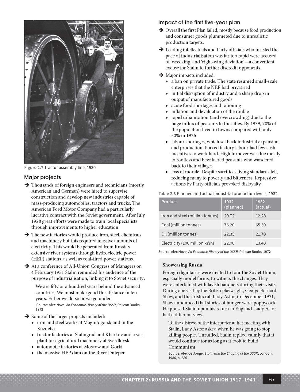 Inside page preview from the Excel Year 12 Modern History Study Guide, the ninth sample page in the publisher's gallery