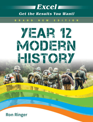 Front cover of the Excel Year 12 Modern History Study Guide from Pascal Press, the main product image for this senior study guide