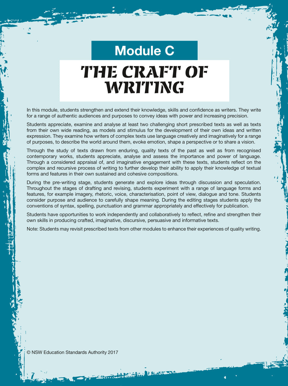 Sample interior page from Excel Year 12 Standard English Study Guide as shown in the Pascal Press product gallery