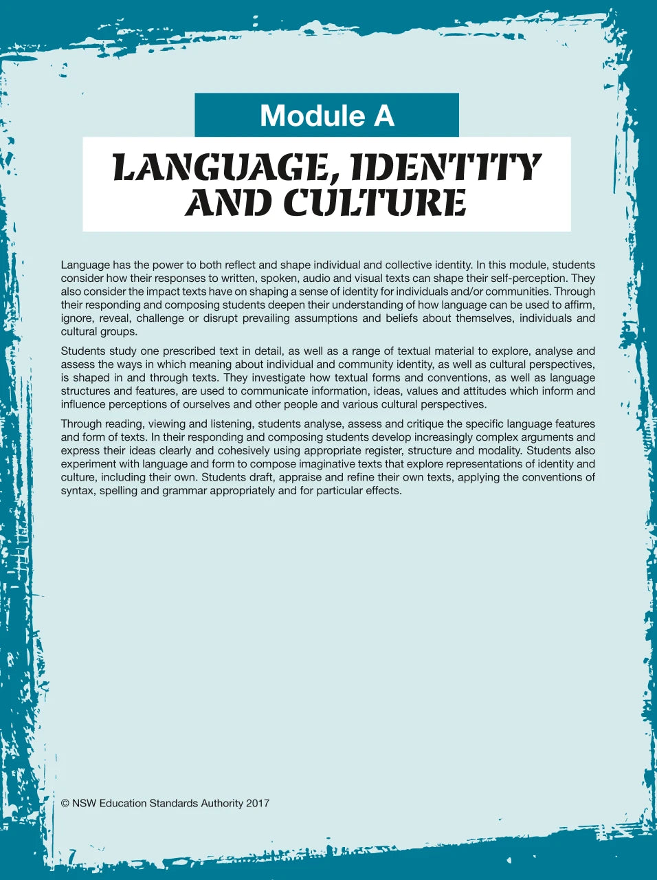 Sample interior page from Excel Year 12 Standard English Study Guide as shown in the Pascal Press product gallery