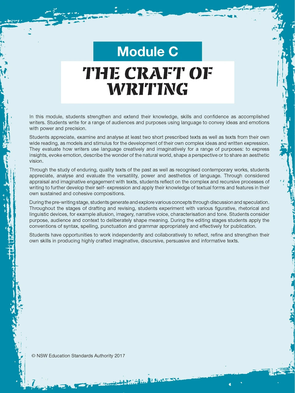 Sample interior page from Excel Year 12 Advanced English Study Guide as shown in the Pascal Press product gallery