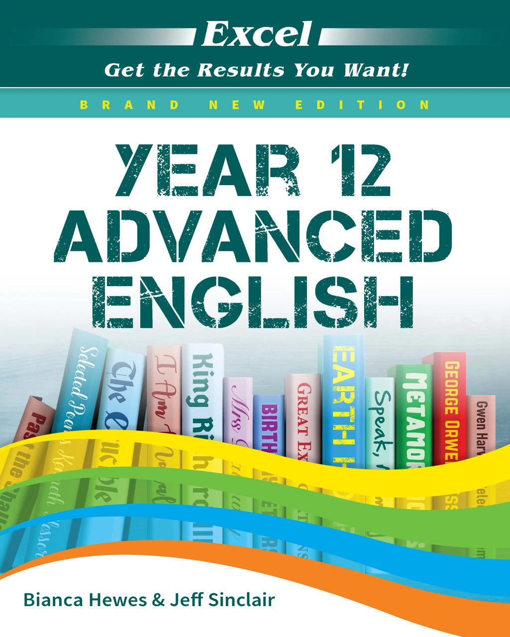 Front cover of Excel Year 12 Advanced English Study Guide from the Pascal Press Excel range, shown as the main product image