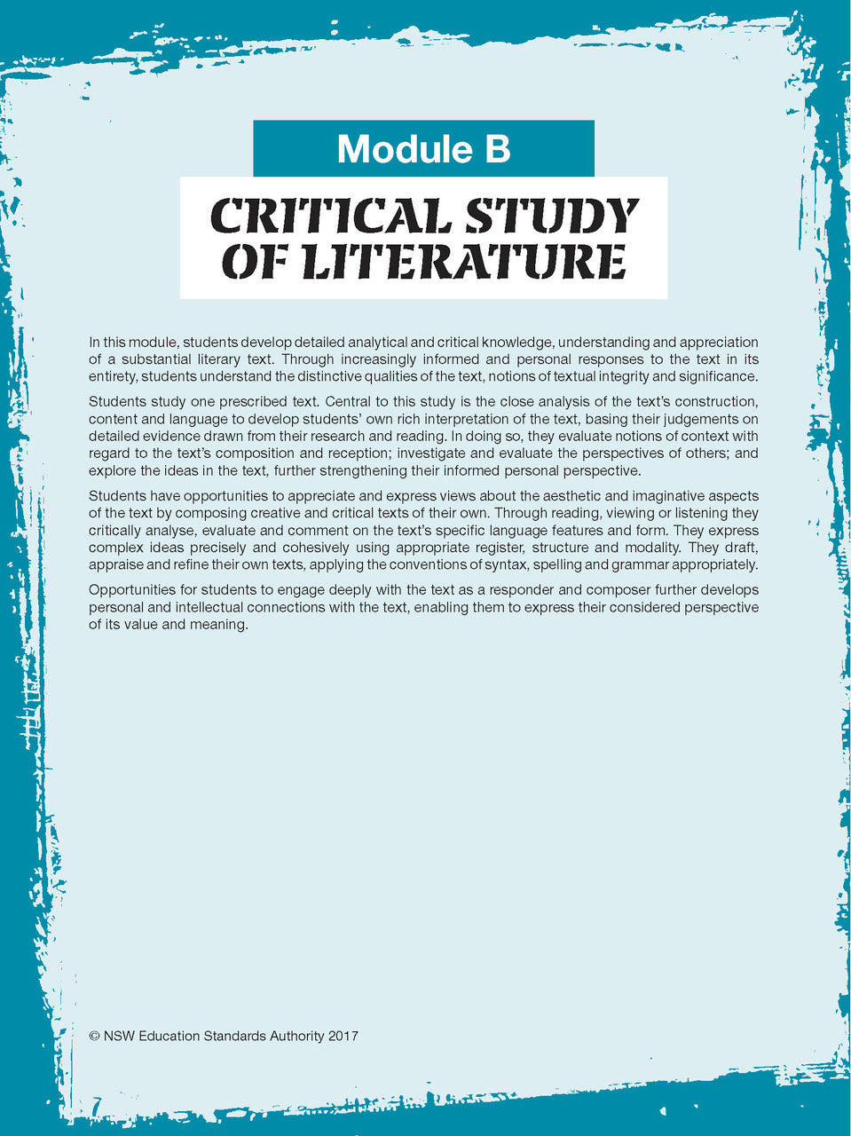 Sample interior page from Excel Year 12 Advanced English Study Guide as shown in the Pascal Press product gallery