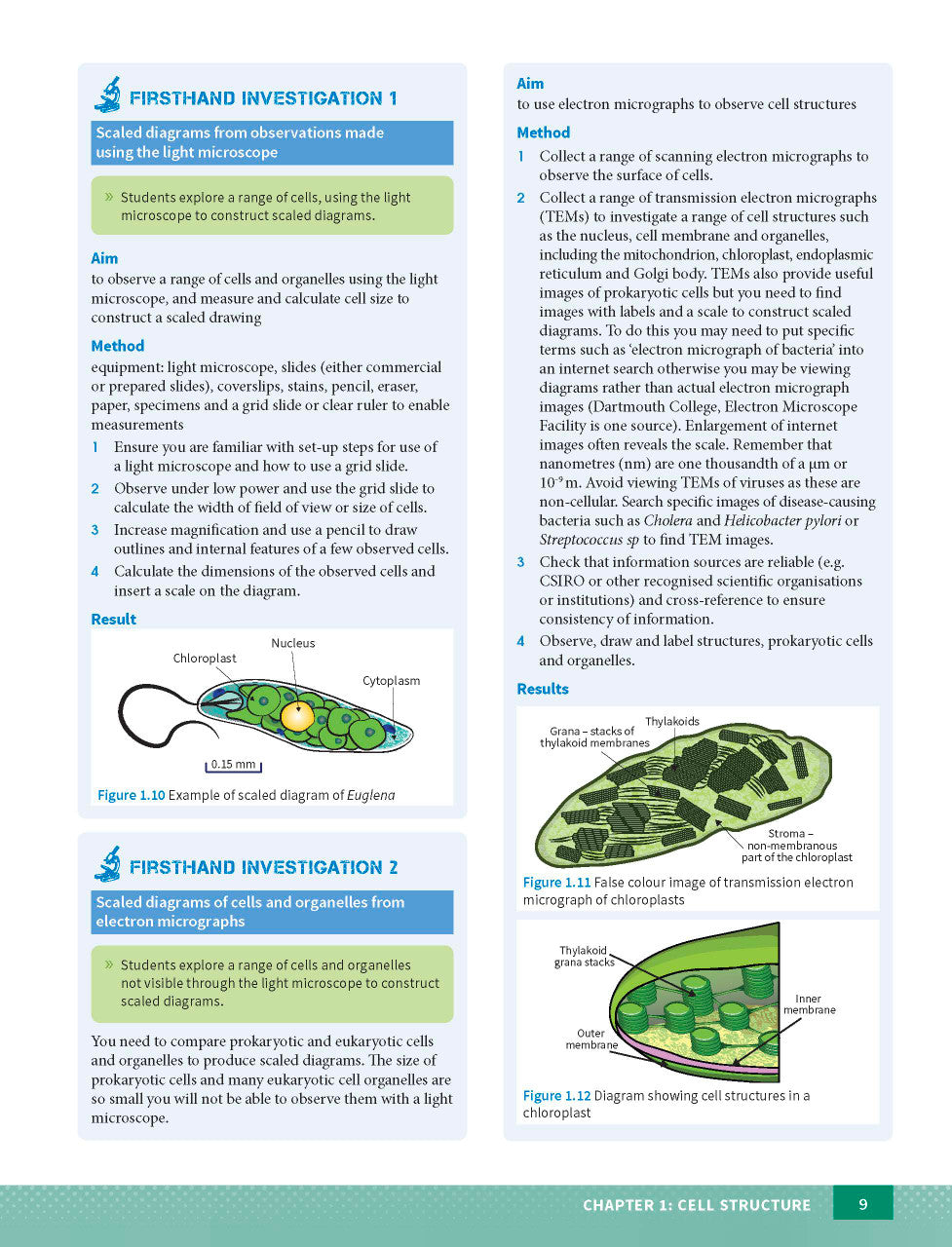 Sample page from the Excel Year 11 Biology Study Guide, as shown in the Pascal Press product gallery
