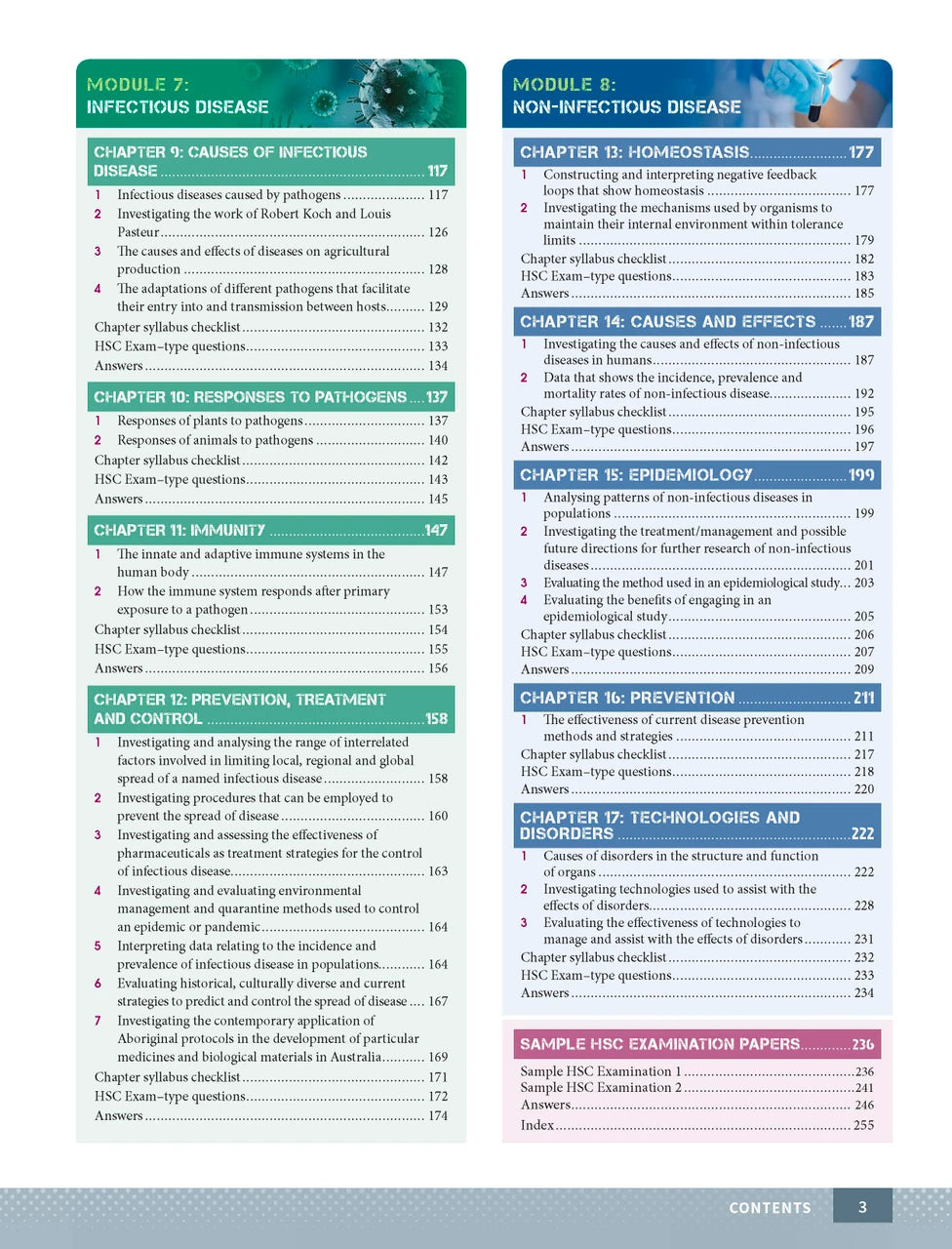 Sample interior page from Excel Year 12 Biology Study Guide as shown in the Pascal Press product gallery