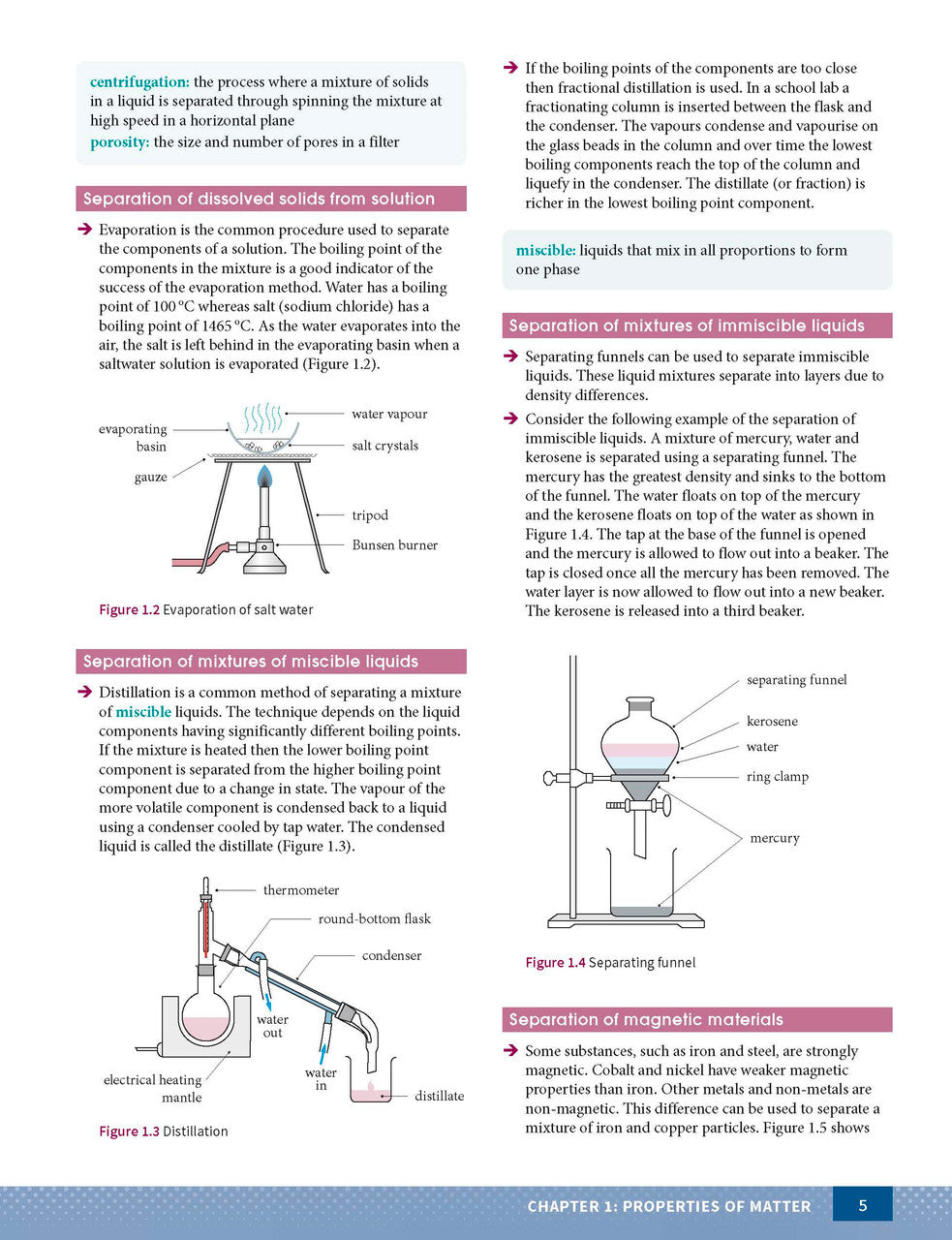 Sample page from the Excel Year 11 Chemistry Study Guide, as shown in the Pascal Press product gallery