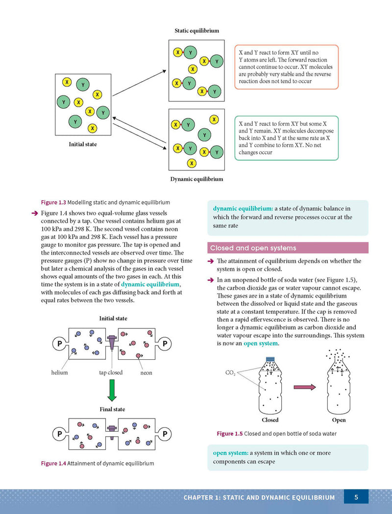 Sample interior page from Excel Year 12 Chemistry Study Guide as shown in the Pascal Press product gallery