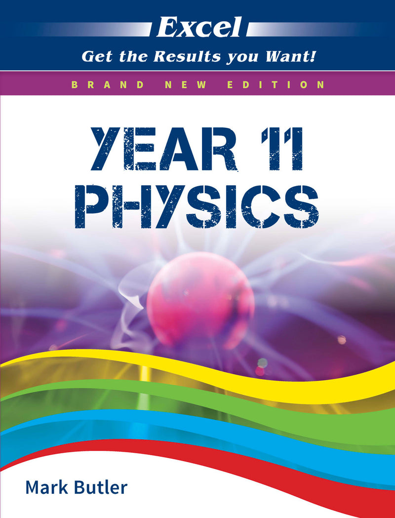 Front cover of the Excel Year 11 Physics Study Guide from Pascal Press, shown as the main product image