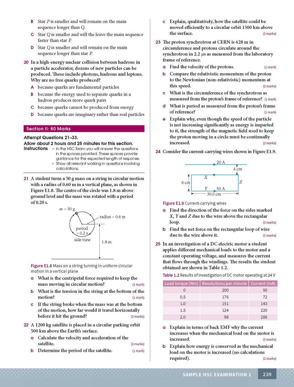 Inside page preview from the Excel Year 12 Physics Study Guide, the sixteenth sample page in the publisher's gallery