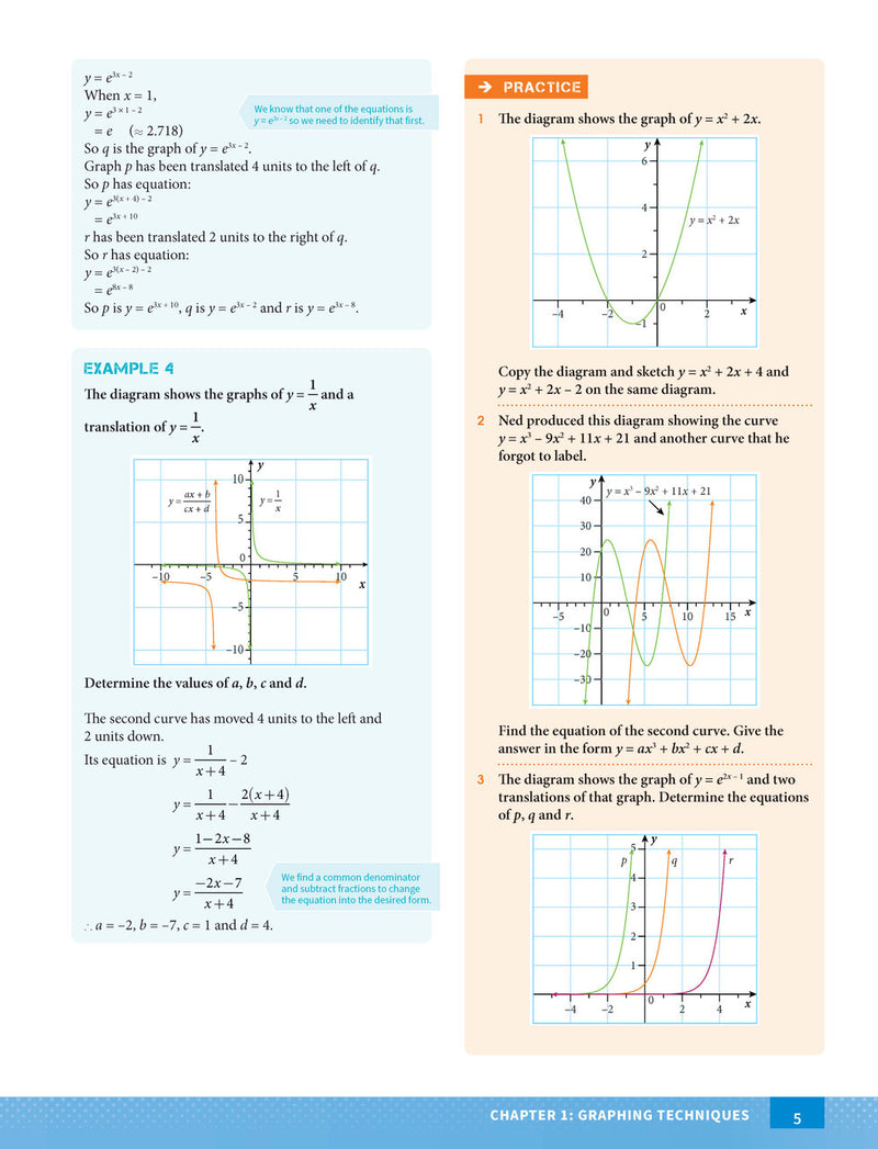 Sample interior page from Excel Year 12 Mathematics Advanced as shown in the Pascal Press product gallery
