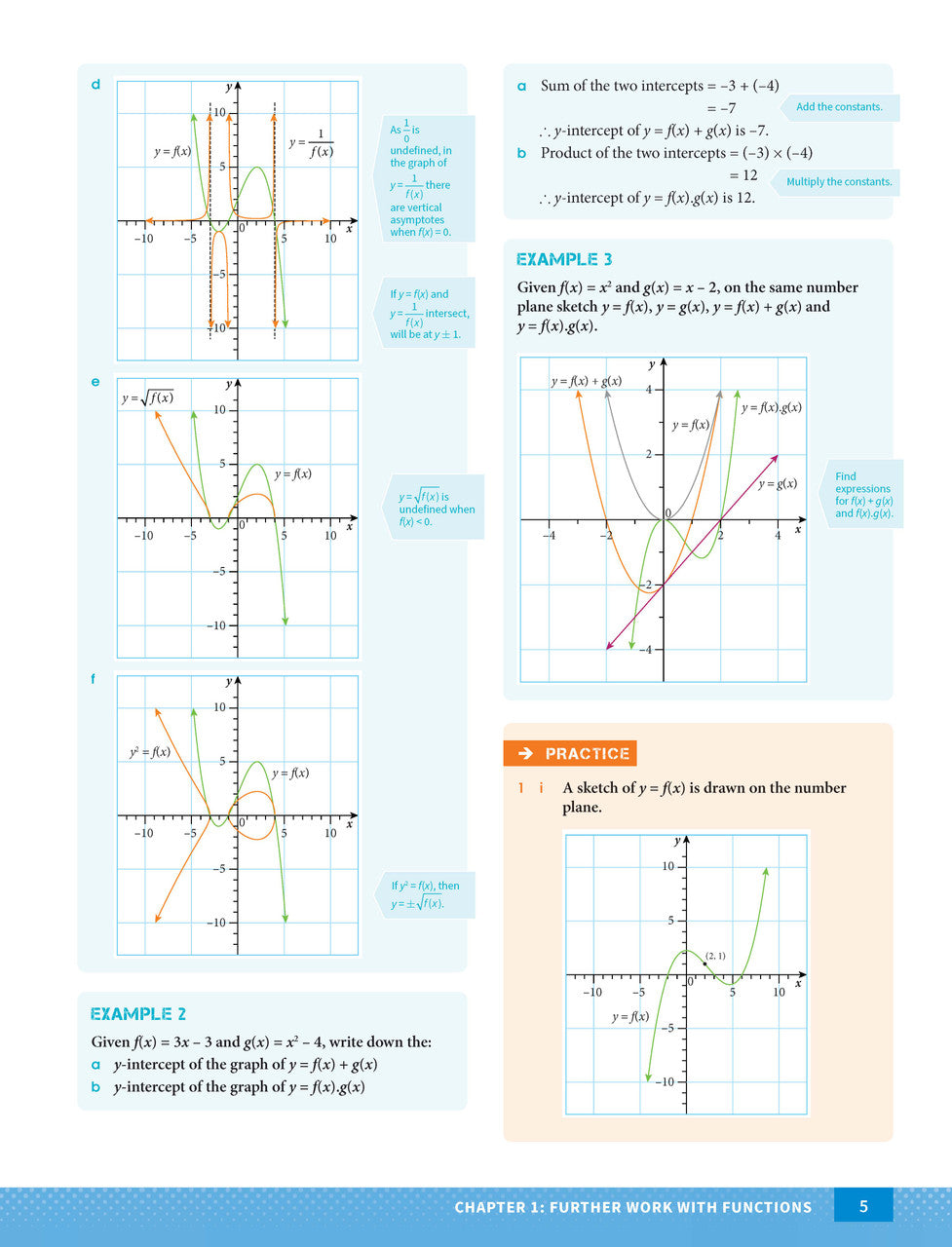 Sample interior page from Excel Year 11 and 12 Mathematics Extension 1 as shown in the Pascal Press product gallery