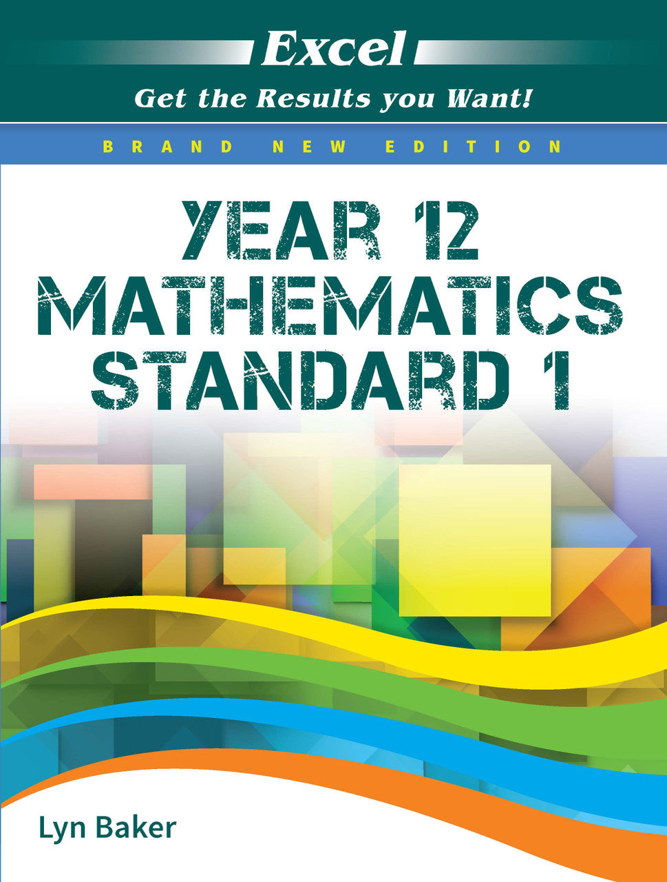 Front cover of Excel Year 12 Mathematics Standard 1 Study Guide from the Pascal Press Excel range, shown as the main product image