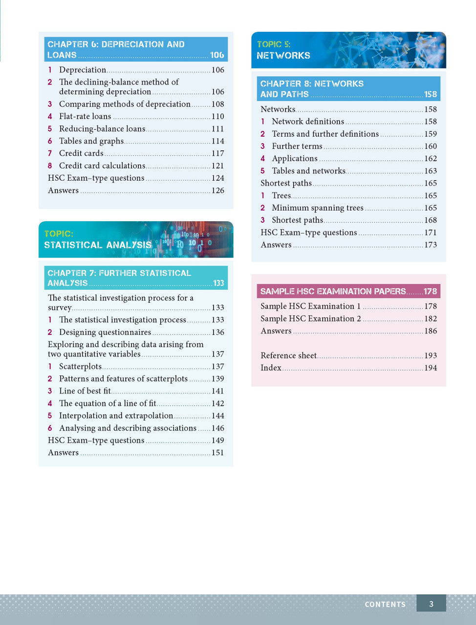 Sample interior page from Excel Year 12 Mathematics Standard 1 Study Guide as shown in the Pascal Press product gallery