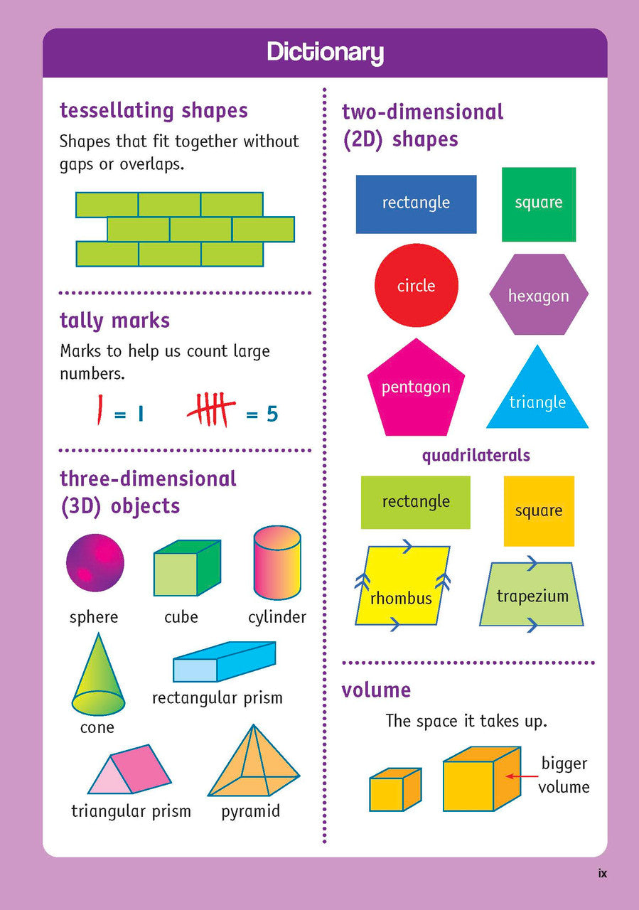 Sample inside page from the NSW Targeting Maths Year 2 2023 Curriculum Edition workbook, taken from the publisher product gallery