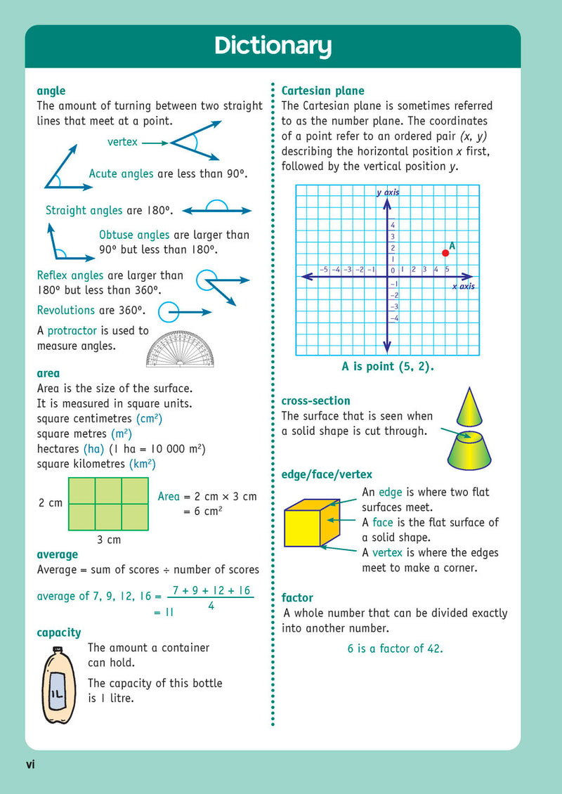 Sample inside page from the NSW Targeting Maths Year 6 2023 Curriculum Edition workbook, taken from the publisher product gallery
