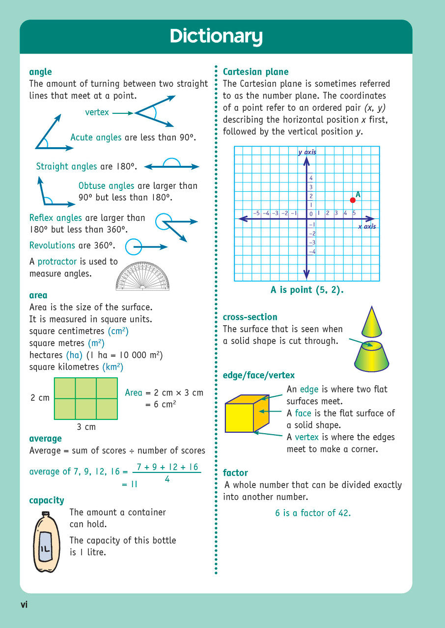 Sample inside page from the NSW Targeting Maths Year 6 2023 Curriculum Edition workbook, taken from the publisher product gallery