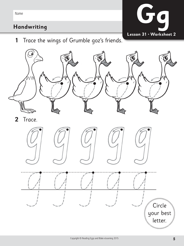 Sample introductory page from Reading Eggs Teaching Guide Book 2 explaining how the lessons and resources fit together