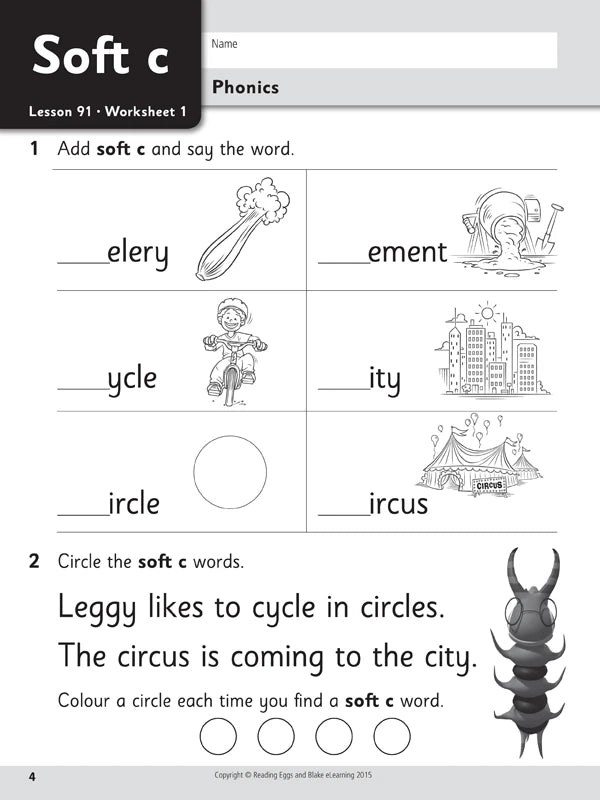 Sample introductory page from Reading Eggs Teaching Guide Book 4 explaining how the lessons and resources fit together