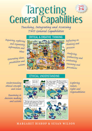 Front cover of Targeting General Capabilities Critical and Creative Thinking Years 3-4 from the Pascal Press Targeting series
