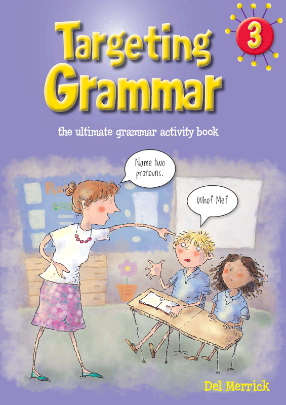 Front cover of Targeting Grammar Activity Book 3 from Pascal Press, the main product image on the publisher page