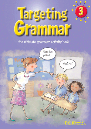 Front cover of Targeting Grammar Activity Book 3 from Pascal Press, the main product image on the publisher page