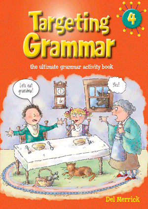 Front cover of Targeting Grammar Activity Book 4 from Pascal Press, the main product image on the publisher page