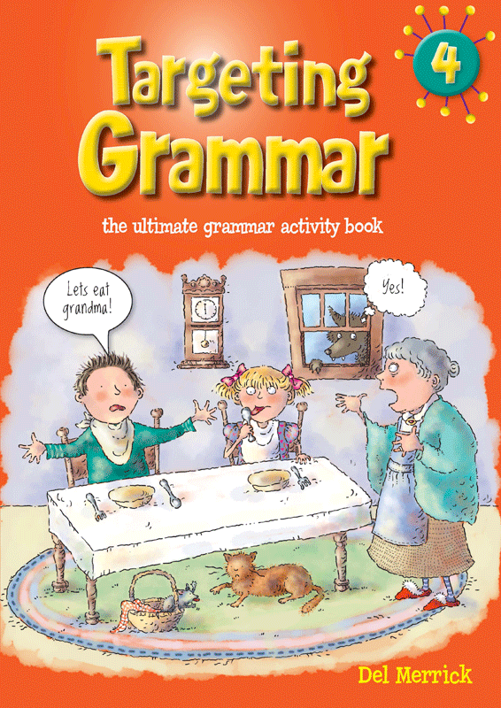 Front cover of Targeting Grammar Activity Book 4 from Pascal Press, the main product image on the publisher page