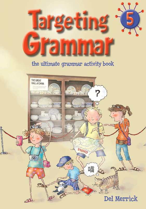 Front cover of Targeting Grammar Activity Book 5 from Pascal Press, the main product image on the publisher page