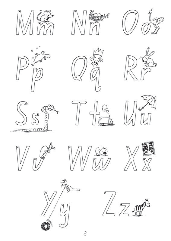 Sample interior page from the Targeting Handwriting NSW Year K Student Book, showing letter tracing and handwriting practice
