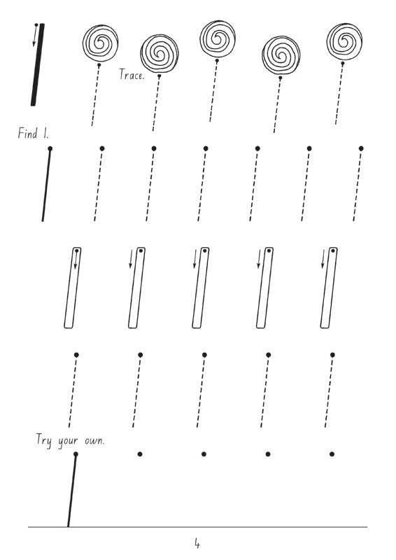 Sample interior page from the Targeting Handwriting NSW Year K Student Book, showing letter tracing and handwriting practice