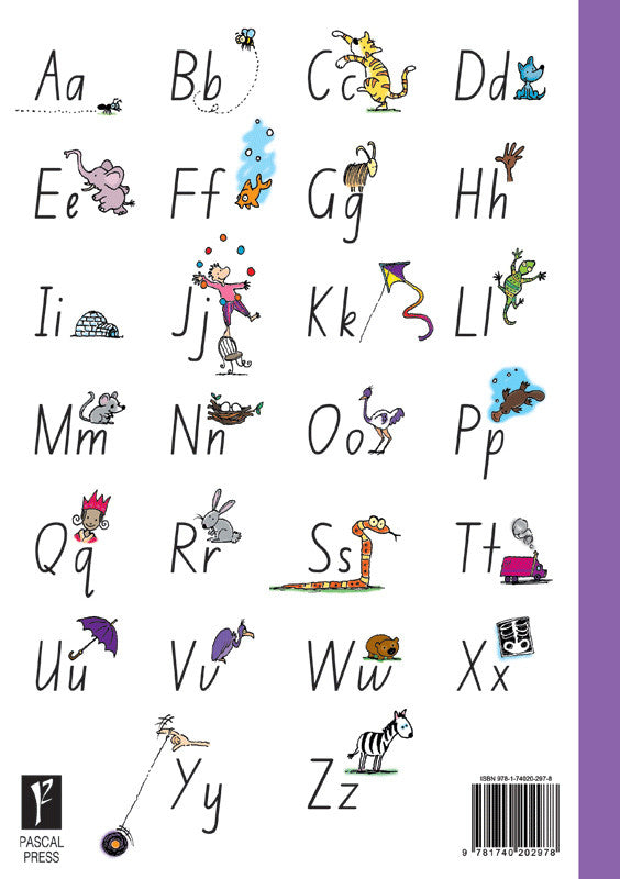 Sample interior page from the Targeting Handwriting NSW Year 1 Student Book showing NSW Foundation Style handwriting practice activities