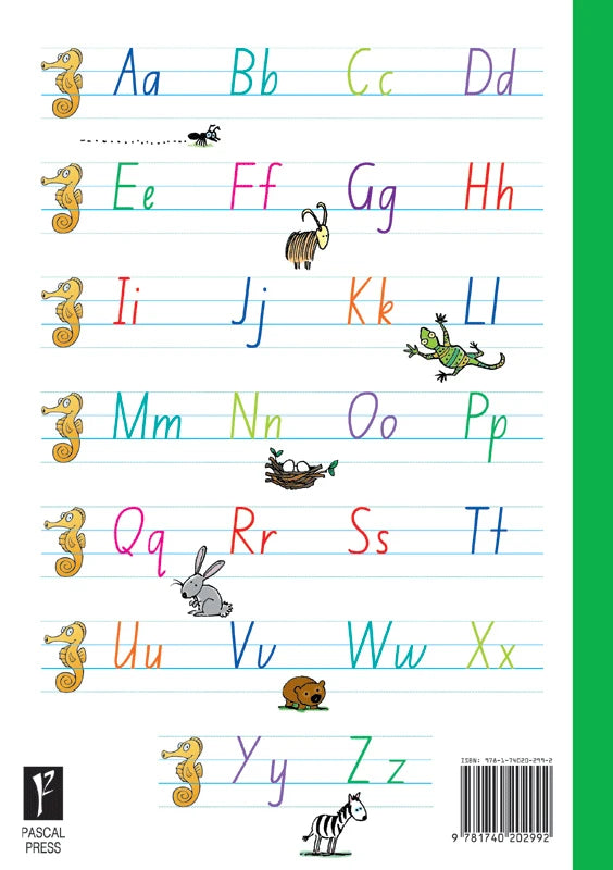 Sample interior page from the Targeting Handwriting NSW Year 2 Student Book showing NSW Foundation Style handwriting practice activities