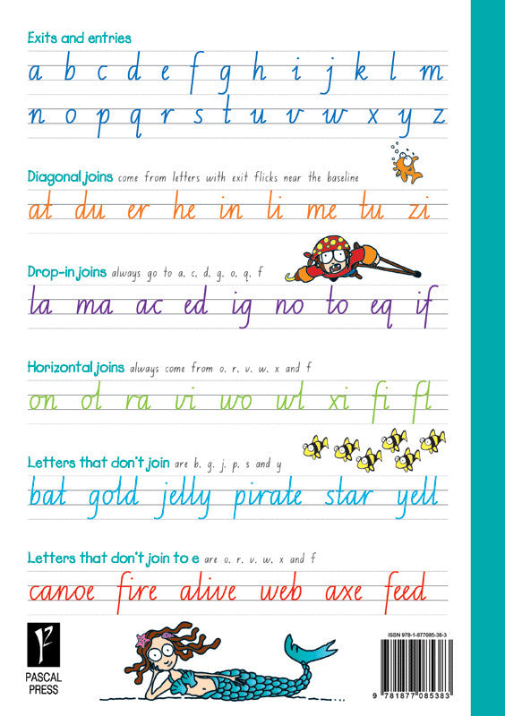 Sample interior page from the Targeting Handwriting NSW Year 3 Student Book showing NSW Foundation Style cursive handwriting practice activities