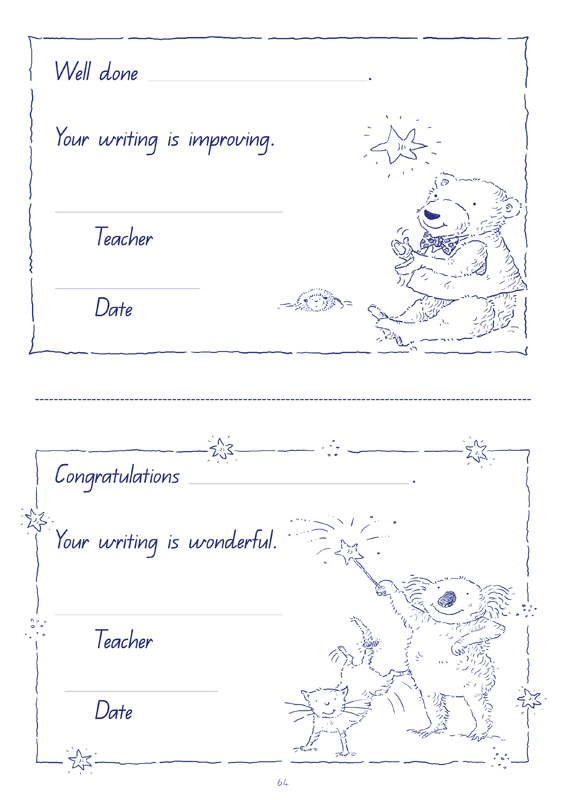 Sample interior page from the Targeting Handwriting QLD Prep Student Book showing Queensland Beginner's Alphabet letter formation and tracing practice