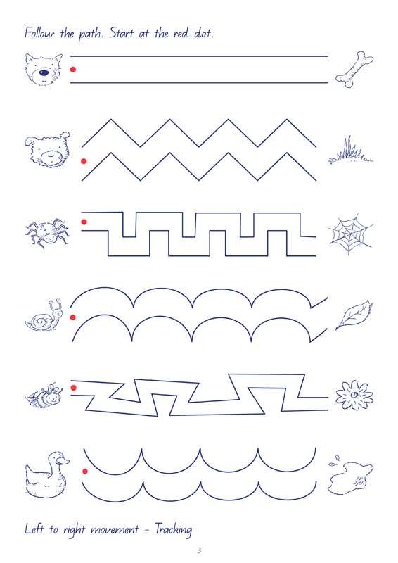 Sample interior page from the Targeting Handwriting QLD Prep Student Book showing Queensland Beginner's Alphabet letter formation and tracing practice