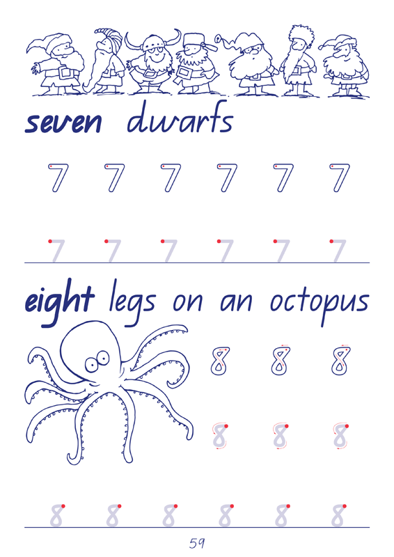 Sample interior page from the Targeting Handwriting QLD Year 1 Student Book showing Queensland Beginner's Alphabet letter formation and tracing practice