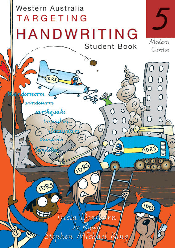 Front cover of the Targeting Handwriting WA Year 5 Student Book from Pascal Press, the main product image