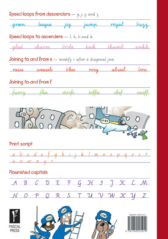 Sample inside page from the Targeting Handwriting WA Year 5 Student Book, taken from the publisher product gallery