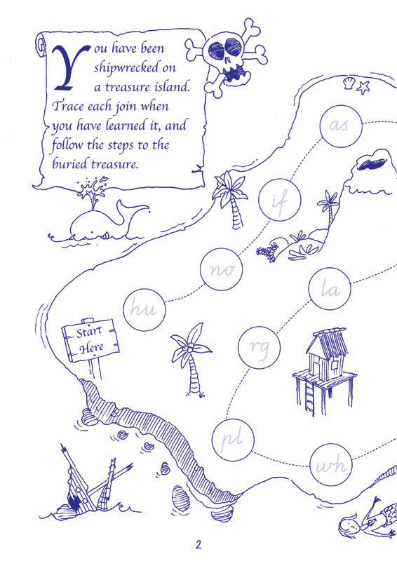 Sample interior page from the Targeting Handwriting WA Year 3 Student Book showing WA Modern Cursive practice activities