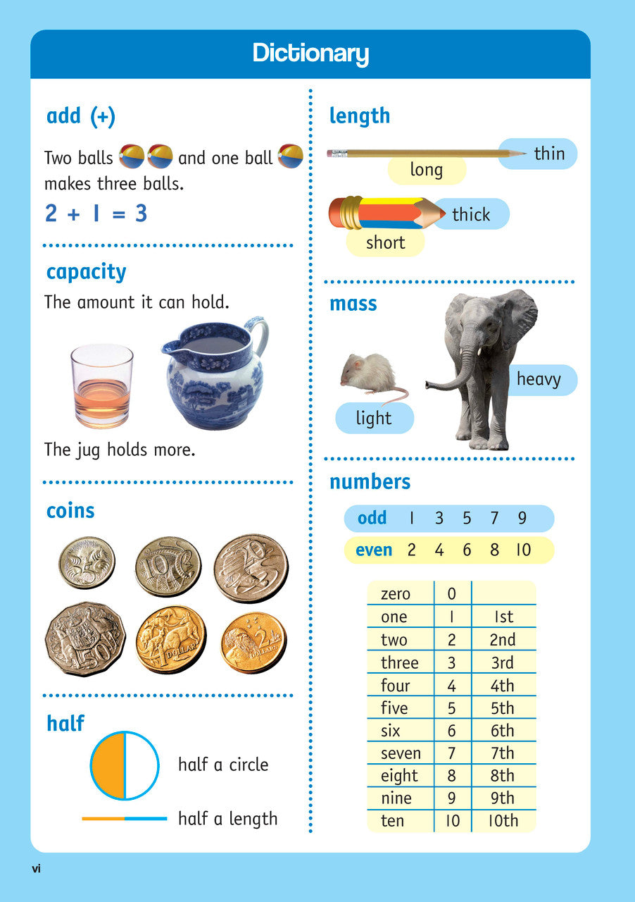 Sample inside page from the Targeting Maths Foundation Student Book, taken from the publisher product gallery