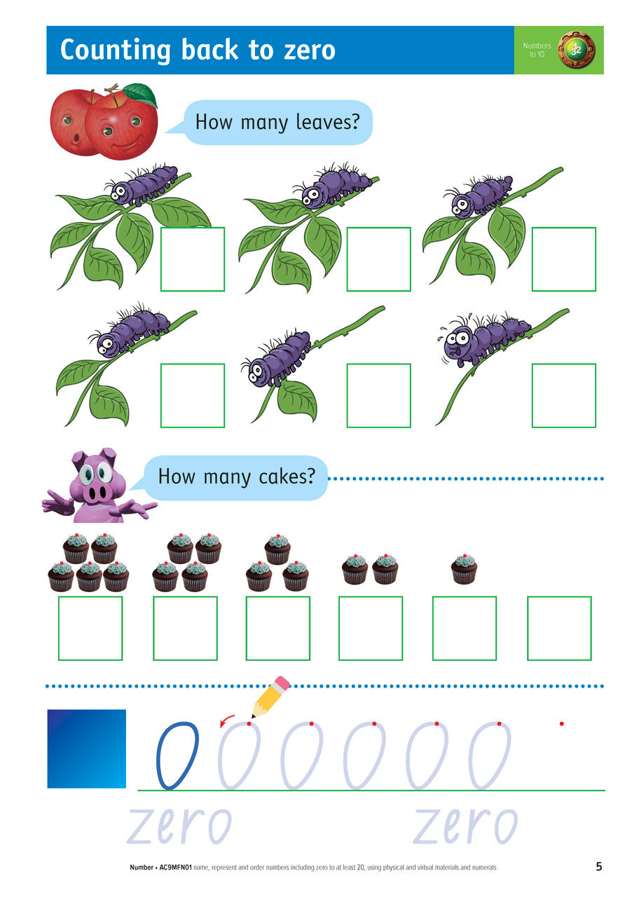 Sample inside page from the Targeting Maths Foundation Student Book, taken from the publisher product gallery