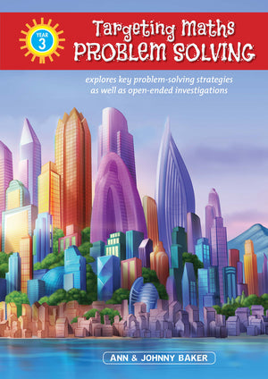 Front cover of Targeting Maths Problem Solving Year 3 from the Pascal Press Targeting series