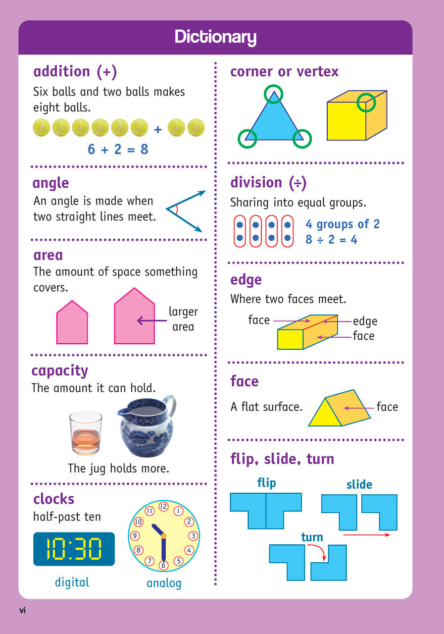 Sample inside page from the Targeting Maths Year 2 Student Book, taken from the publisher product gallery