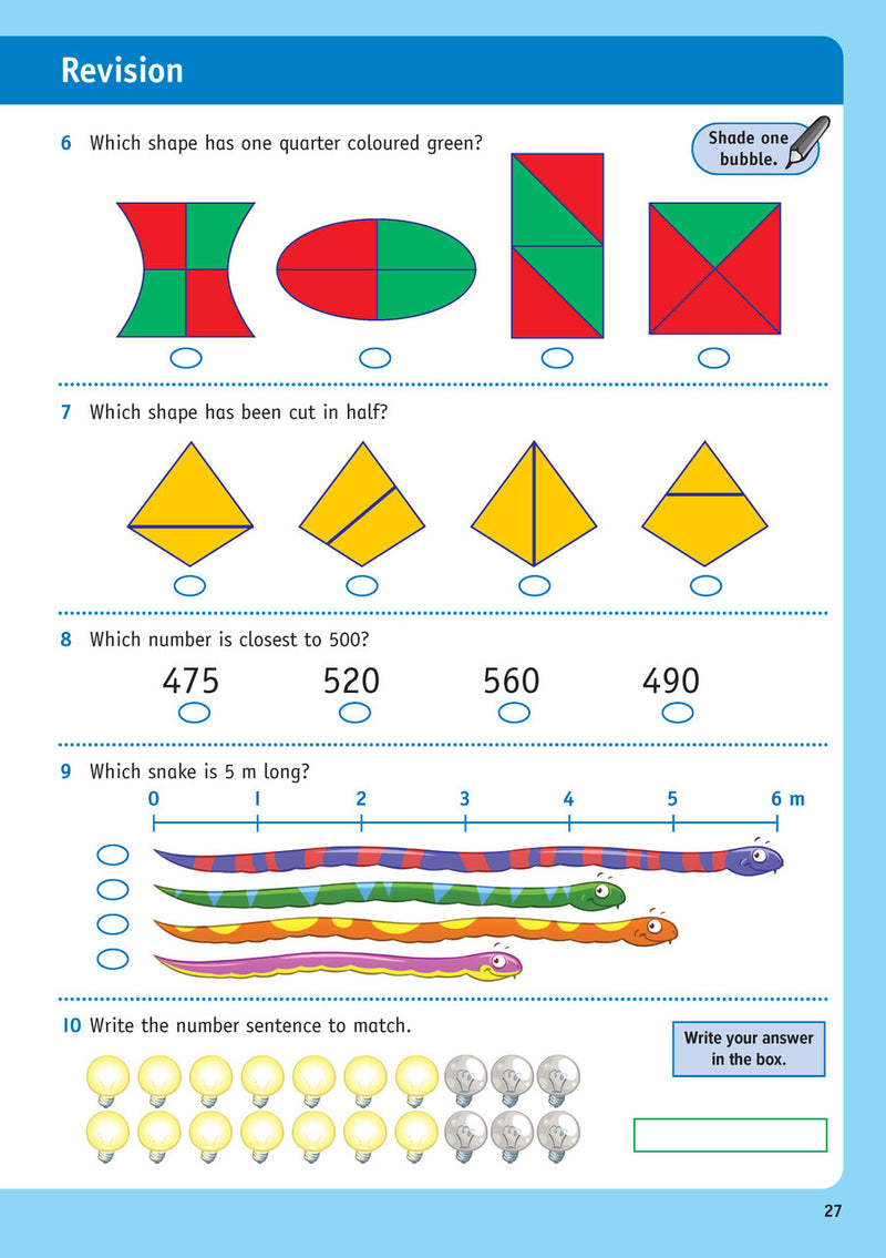 Sample inside page from the Targeting Maths Year 3 Student Book, taken from the publisher product gallery