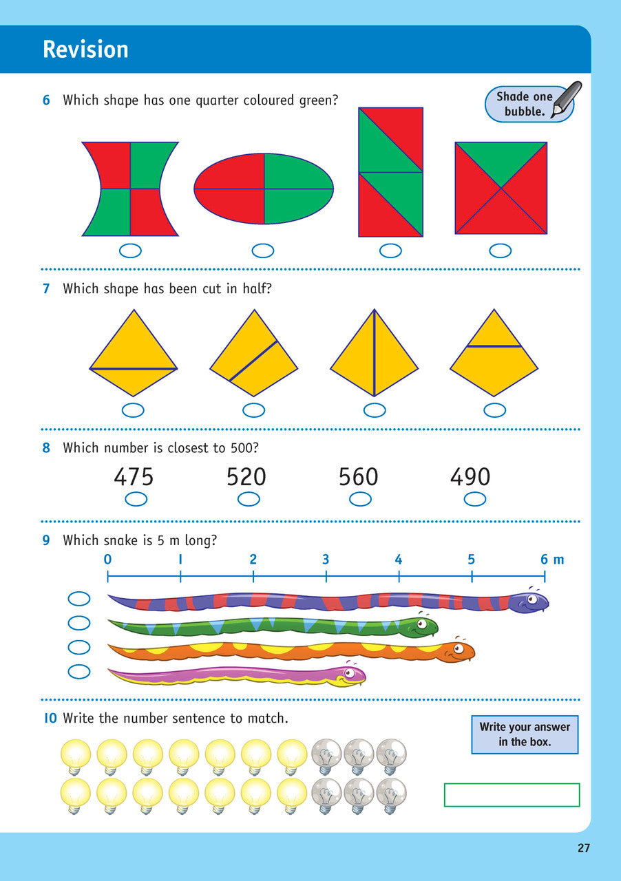 Sample inside page from the Targeting Maths Year 3 Student Book, taken from the publisher product gallery