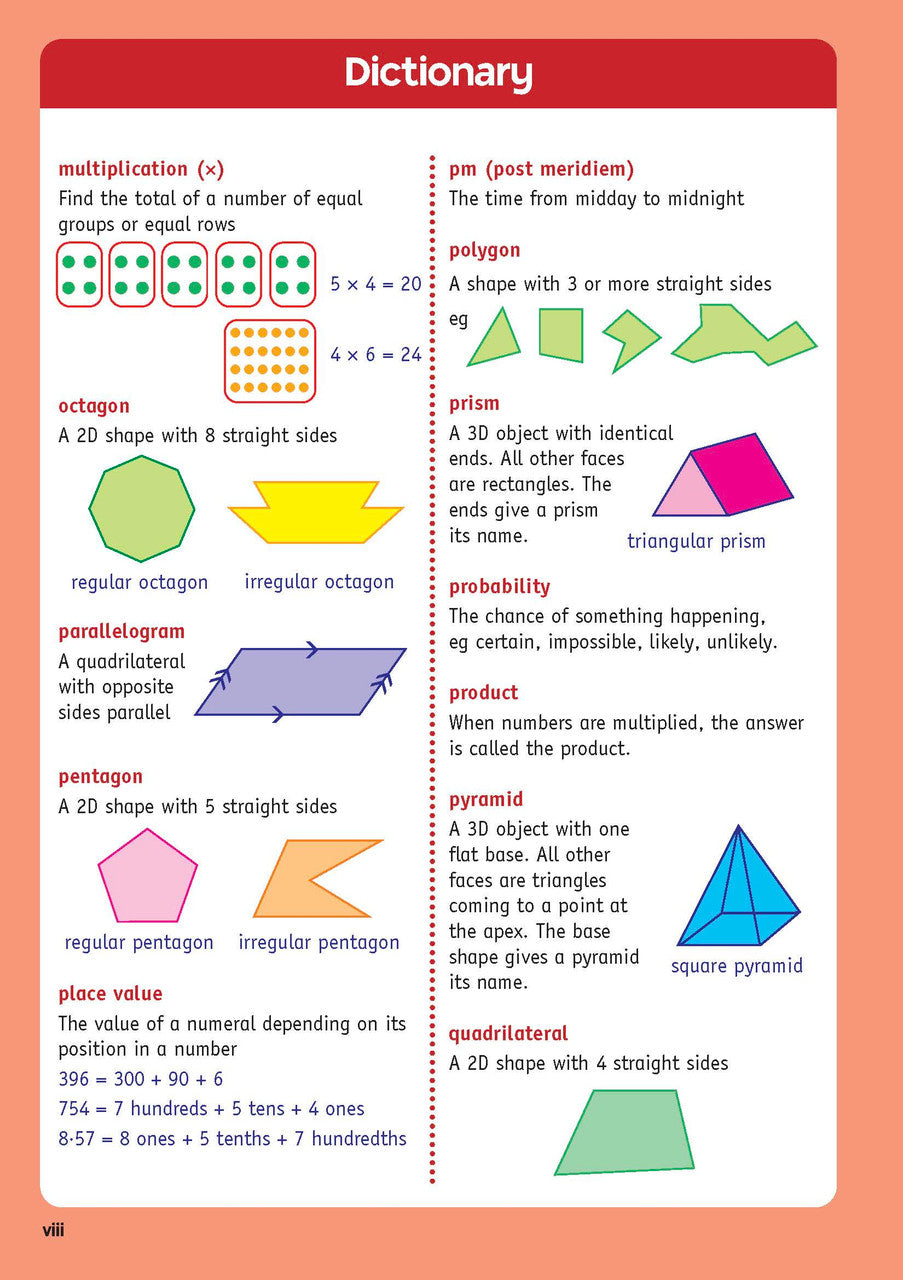 Sample inside page from the Targeting Maths Year 4 Student Book, taken from the publisher product gallery
