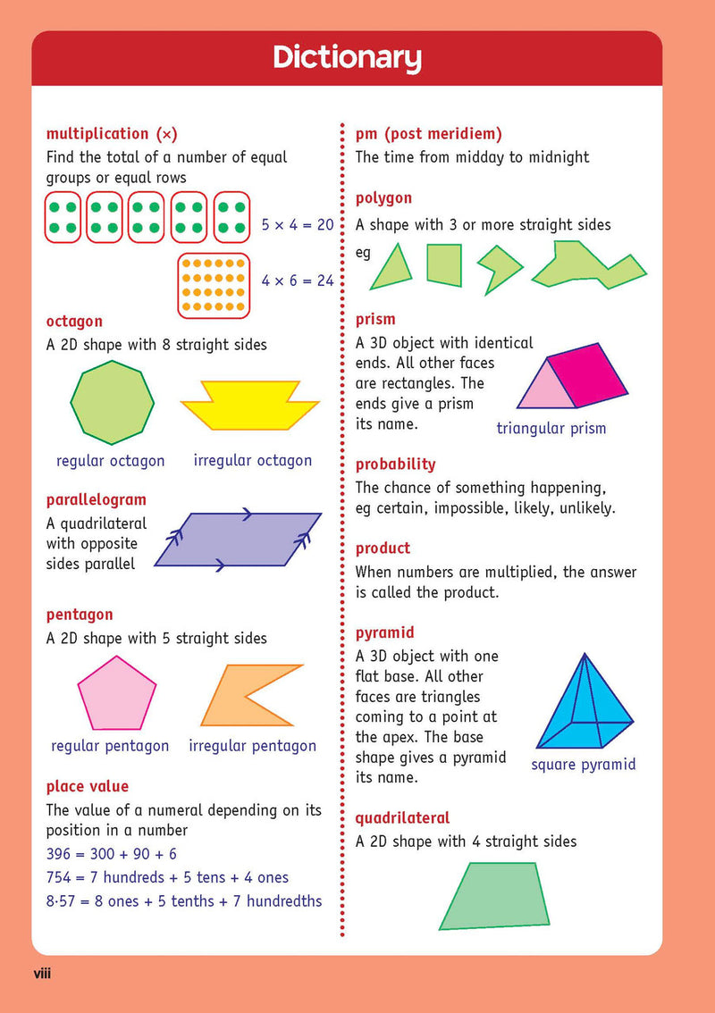 Sample inside page from the Targeting Maths Year 4 Student Book, taken from the publisher product gallery