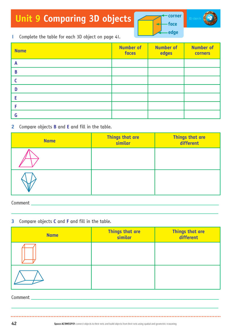 Sample inside page from the Targeting Maths Year 5 Student Book, taken from the publisher product gallery