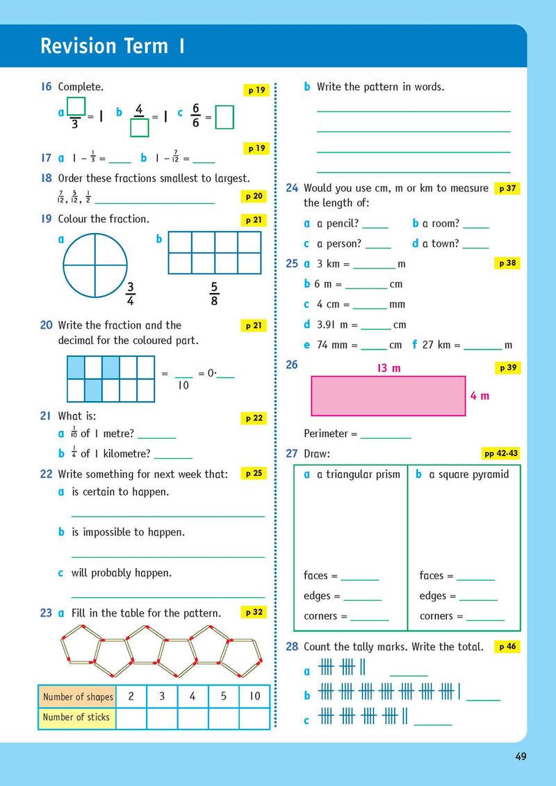 Sample inside page from the Targeting Maths Year 5 Student Book, taken from the publisher product gallery
